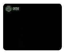 Коврик для мыши Cactus CS-MP-P01M Средний черный 300x250x2мм