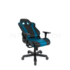 Игровое кресло DXRacer King чёрно-синее (OH/KS99/NB, экокожа, регулируемый угол наклона)