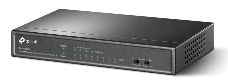 Коммутатор TP-Link 8-Port 10/100Mbps Unmanaged Switch with 4-Port PoE, metal case, desktop mount, PoE budget 41W.