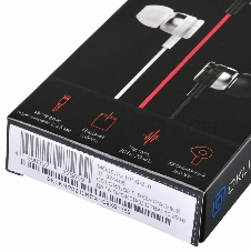 Наушники Oklick HP-S-210 1.1м красный проводные