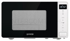Микроволновая печь Gorenje MO20S4W Отдельностоящая , Цвет: Белый, Эмалированные стенки рабочей камеры, Материал передней панели: Передняя панель: металл + стекло, Материал дверцы: Стеклянная дверца, Объем: 20 л, Количество уровней мощности: 5, Мощность гр
