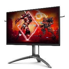 МОНИТОР 27 AOC AGON AG273QX Black-Silver с поворотом экрана (VA, 2560x1440, 165Hz, HDR400, 1 ms, 178°/178°, 400 cd/m, 5