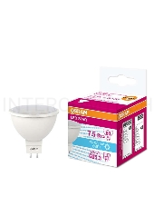 Лампа светодиодная LED 7,5W/840 220V LS MR16 110° GU5.3 700Лм d50x41 | 4058075229099 | Osram