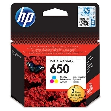 Картридж струйный HP 650 CZ102AE многоцветный для HP DJ IA 2515/2516 (200стр.)