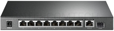 Коммутатор TP-Link TL-SG1210P 10-портовый гигабитный настольный  с 8 портами PoE+ SMB