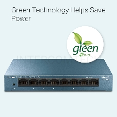 Коммутатор TP-Link LS108G 8-портовый 10/100/1000 Мбит/с настольный коммутатор SMB