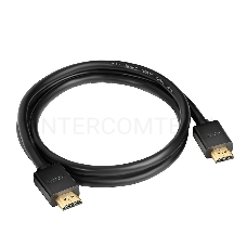 Кабель Greenconnect 0.5m HDMI версия 2.0, HDR 4:2:2, Ultra HD, 4K 60 fps 60Hz/5K*30Hz, 3D, AUDIO, 18.0 Гбит/с, 28/28 AWG, OD7.3mm, тройной экран, черный, GCR-HM411-0.5m Greenconnect Кабель 0.5m HDMI версия 2.0, HDR 4:2:2, Ultra HD, 4K 60 fps 60Hz/5K*30Hz,