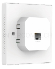 Точка доступа TP-Link Omada AC1200 wireless MU-MIMO Gigabit wall-plate Access Point, 1 Gigabit downlink port, 1 gigabit uplink port, 802.3af/at PoE in, wall plate mounting, support standalone mode and controlled by Omada SDN controller (Software/hardware/