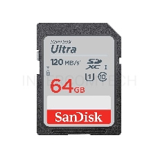 Карта памяти SDXC 64GB UHS-I SDSDUN4-064G-GN6IN SANDISK