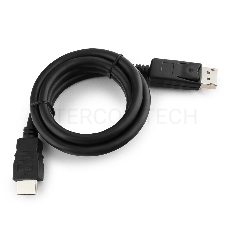 Кабель DisplayPort-HDMI Gembird/Cablexpert  1м, 20M/19M, черный, экран, пакет(CC-DP-HDMI-1M)