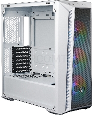 Корпус Cooler Master MasterBox 520Mesh White USB3.0x1,USB3.1type Cx1,Audio,ARGB fan x3,white,front Mesh panel