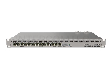 Сетевое оборудование MikroTik RB1100AHx4 Dude Edition Ethernet-маршрутизатор, в стойку, 13x 1G Ethernet, 2x SATA3, 2x M.2