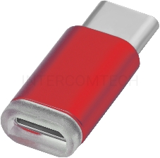 Greenconnect Переходник USB Type C на micro USB 2.0, M/F, Greenconnect, красный, GCR-UC3U2MF-Red Greenconnect Переходник USB Type C на micro USB 2.0, M/F, Greenconnect, красный, GCR-UC3U2MF-Red