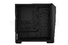 Корпус без БП Cooler Master MasterBox K501L, 1xUSB3.0, 1xUSB2.0, 1x120 Fan,  1x120 Red Led Fan, w/o PSU, Black, ATX