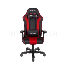 Игровое кресло DXRacer King чёрно-красное (OH/KS99/NR, экокожа, регулируемый угол наклона)