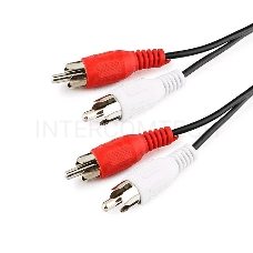 Кабель аудио Cablexpert CCA-2R2R-5M, 2xRCA / 2xRCA, 5м