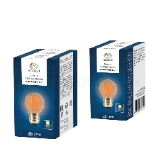 Ретро-лампа Filament G45 E27, 2W, 230 В, теплый белый 3000 K