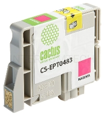 Картридж струйный Cactus CS-EPT0483 пурпурный для Epson Stylus Photo R200/ R220/ R300 (14,4ml)