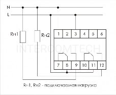 Реле времени PCR-515 (задержка вкл. 230В 2х8А 2перекл. IP20 монтаж на DIN-рейке) F&F EA02.001.006