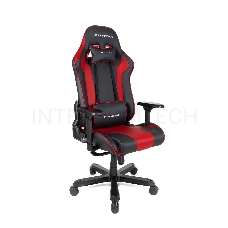 Игровое кресло DXRacer King чёрно-красное (OH/KS99/NR, экокожа, регулируемый угол наклона)