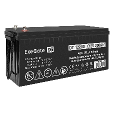 Аккумуляторная батарея ExeGate DT 12200 (12V 200Ah, под болт М8)