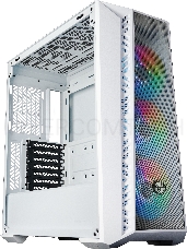 Корпус Cooler Master MasterBox 520Mesh White USB3.0x1,USB3.1type Cx1,Audio,ARGB fan x3,white,front Mesh panel