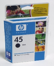 Картридж струйный HP №45 51645AE черный для HP DJ 7xxC/815C/880C/895C/9xxC/112xC/1220/6122/6127 (930стр.)