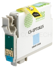 Картридж струйный Cactus CS-EPT0825 светло-голубой для Epson Stylus Photo R270/290/RX590 (11,4ml)