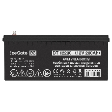 Аккумуляторная батарея ExeGate DT 12200 (12V 200Ah, под болт М8)