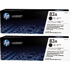 Тонер-картридж двойная упаковка Hewlett-Packard HP 83A CF283AD черный для LaserJet Pro MFP M125/M127 2 х 1500стр.