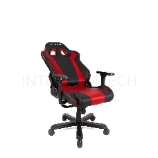 Игровое кресло DXRacer King чёрно-красное (OH/KS99/NR, экокожа, регулируемый угол наклона)