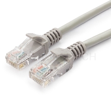 Коммутационный шнур Комм шнур, UTP, кат 5e,  0.25м с RJ45 (серый)