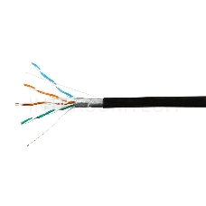 Кабель SkyNet Premium FTP outdoor 4x2x0,51, медный, FLUKE TEST, кат.5e, однож., 305 м, box, черный