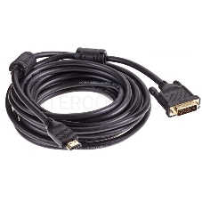 Кабель HDMI AM/DVI(24+1)M, 7.5м, CU, 1080P@60Hz, 2F, VCOM <CG484GD-7.5M>