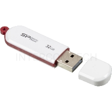 Флеш Диск Silicon Power 32Gb LuxMini 320 SP032GBUF2320V1W USB2.0 белый