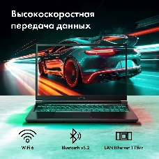 Ноутбук GMNG Skill 15.6 QHD IPS 165Hz/Intel Core i7 12700H/32Gb/SSD1Tb/Nvidia GeForceRTX3060/noOS/black