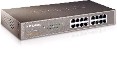 Сетевой коммутатор  TP-Link SMB TL-SF1016 Коммутатор 16-port 10/100M Desktop Switch, 16 10/100M RJ45 ports, Plastic case