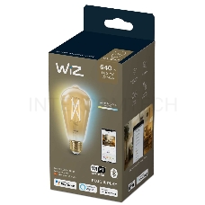 Лампа светодиодная WiZ Wi-Fi BLE50WST64E27920-50Amb1PF/6