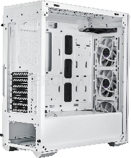 Корпус Cooler Master MasterBox 520Mesh White USB3.0x1,USB3.1type Cx1,Audio,ARGB fan x3,white,front Mesh panel