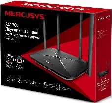 Двухдиапазонный Wi-Fi роутер Mercusys AC12G AC1200,до 867 Мбит/с на 5 ГГц + до 300 Мбит/с на 2,4 ГГц, 802.11ac/a/b/g/n