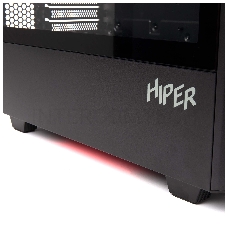 Корпус Hiper PB81 черный без БП ATX 3x120mm 2xUSB2.0 2xUSB3.0 audio bott PSU