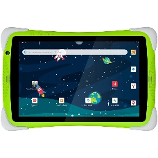 Планшет Topdevice Kids Tablet K10, 10.1 (1280x800) IPS display, Android 11 (Go edition) + HMS apps, up to 1.8GHz 4-core RK3566, 2/32GB, BT 4.1, WiFi, USB-C, microSD card slot,  0.3MP front cam + 2.0MP rear cam, 6000mAh bat, green