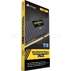 Модуль памяти Corsair DDR4, 3600MHz 64GB 2x32GB Dimm, Unbuffered, 18-22-22-42, XMP 2.0, Vengeance LPX black, Black PCB, 1.35V