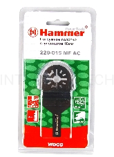 Полотно для лобзика Полотно пильное для МФИ Hammer Flex 220-015 MF-AC 015  погружное ступенчатое, 10мм, дерево [54521]