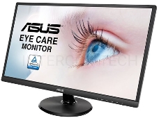 Монитор 23.8 Asus VA249HE VA LED, 1920x1080, 5ms, 250cd/m2, 178°/178°, 3000:1 (100Mln:1), D-Sub, HDMI, Tilt, Blue Light Filter & Flicker free, VESA, Black