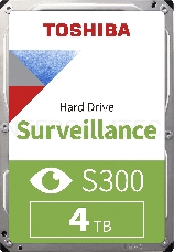 Жесткий диск HDD Toshiba SATA3 4Tb Surveillance S300 (SMR) 5400  256Mb  (analog HDWT740UZSVA)