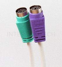 Кабель AM-2xPS/2 0.1м VCOM USB->2xPS/2 (адаптер для подключения PS/2 клавиатуры и мыши к USB порту), VUS7057