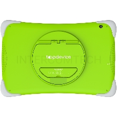Планшет Topdevice Kids Tablet K10, 10.1 (1280x800) IPS display, Android 11 (Go edition) + HMS apps, up to 1.8GHz 4-core RK3566, 2/32GB, BT 4.1, WiFi, USB-C, microSD card slot,  0.3MP front cam + 2.0MP rear cam, 6000mAh bat, green