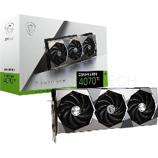 Видеокарта MSI RTX4070Ti SUPRIM X 12G 12288Mb 192 GDDR6X 2775/21000 HDMIx1 DPx3 HDCP Ret