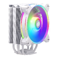 Кулер для процессора Cooler Master Hyper 212 Halo White (150W, 4-pin, 154mm, tower, Al/Cu, fans: 1x120mm/51.88CFM/27dBA/2050rpm, White, 1700/1200/115x/AM4/AM5)